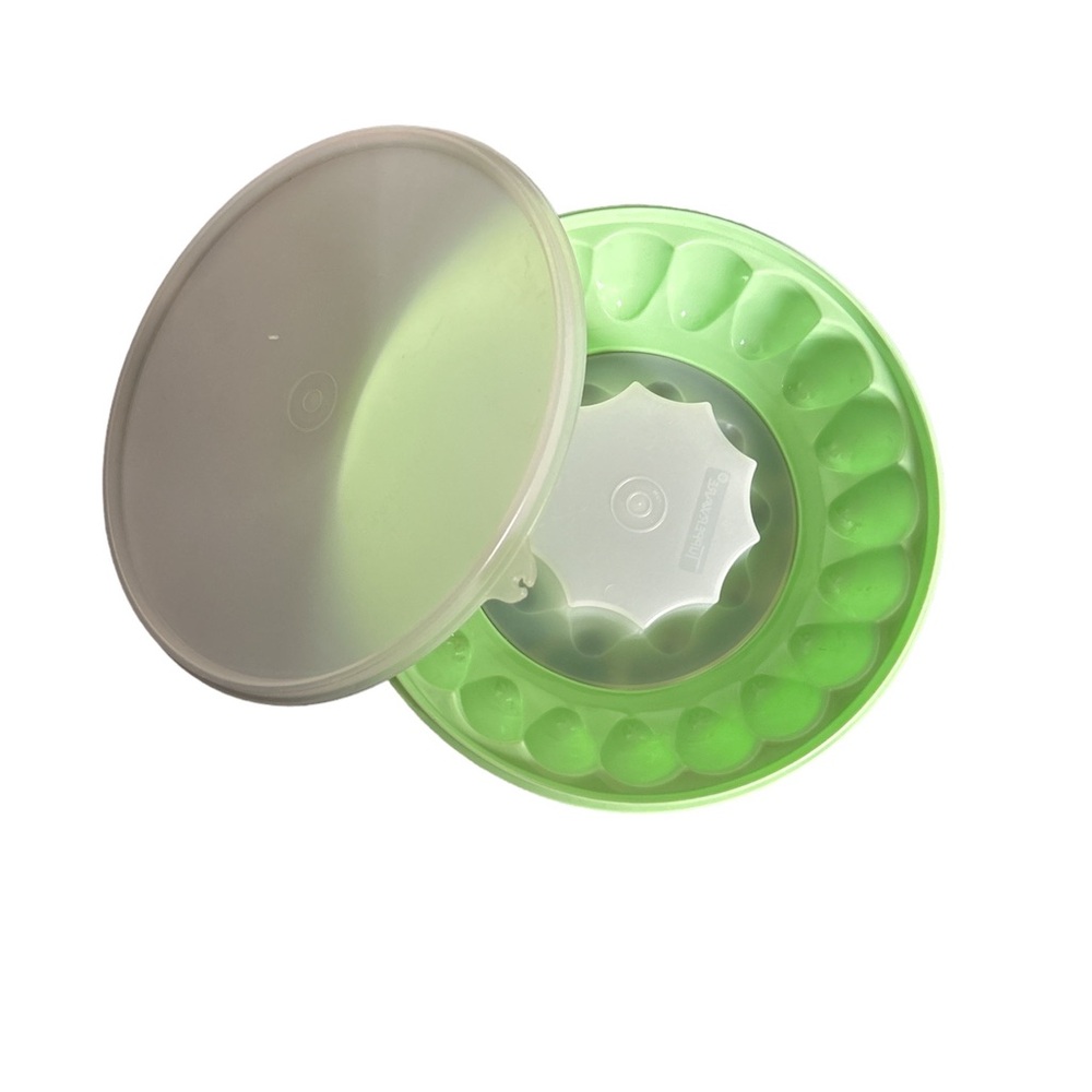 Vintage Tupperware Jello Mold Green